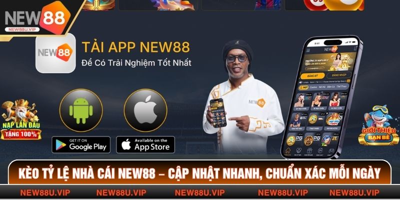 Theo dõi kèo tỷ lệ nhà cái New88 mới nhất hôm nay, phân tích chi tiết kèo chấp, tài xỉu, kèo rung… giúp bạn đặt cược hiệu quả và tăng cơ hội thắng lớn.