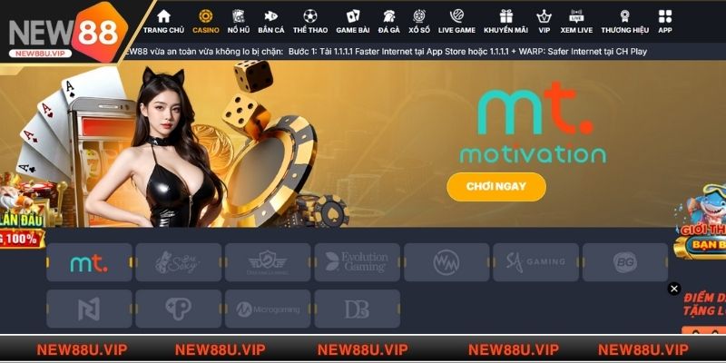 Tích hợp các sản phẩm Live Casino đến từ những nhà phát hành lớn 