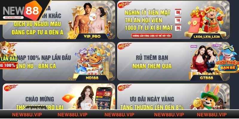 Tổng hợp các sự kiện ưu đãi nhà cái đang triển khai hiện nay 